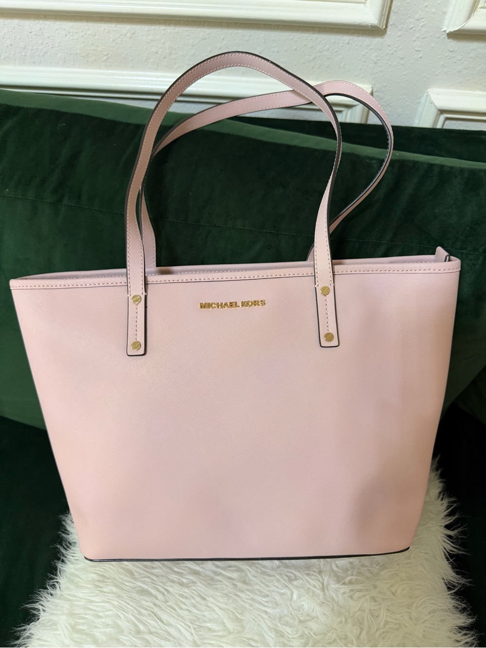 Michael Kors Blush Pink Saffiano Leather Tote